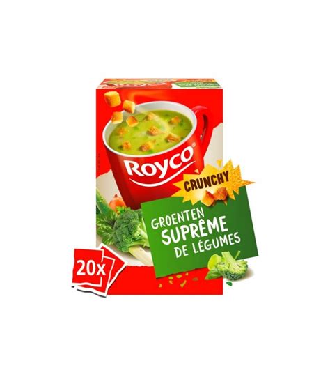 Royco Crunchy suprême de légumes 20 pc CHOCKIES GROUP BELGE SHOP