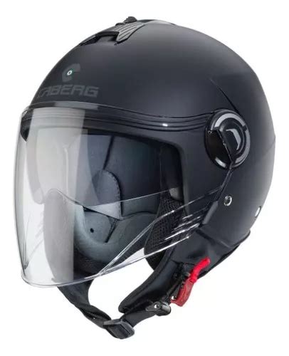 Casco Para Moto Abierto Caberg Riviera V Negro Mate