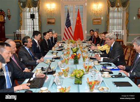 U S Secretary Of State John Kerry With Ambassador Sung Kim Special