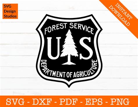 US Forest Service Logo Svg Forest Service Badge Svg | Etsy