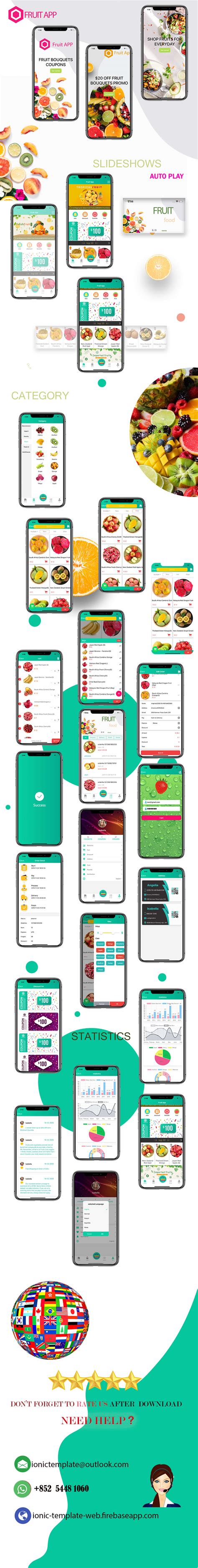 Ionic Fruits Ui Theme Template Firebase App Ionic Marketplace