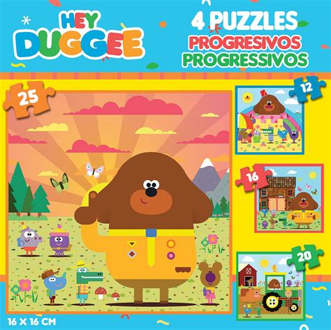 Educa Puzzle Hey Duggee 4v1 12162025 Dílků Puzzle Puzzlecz