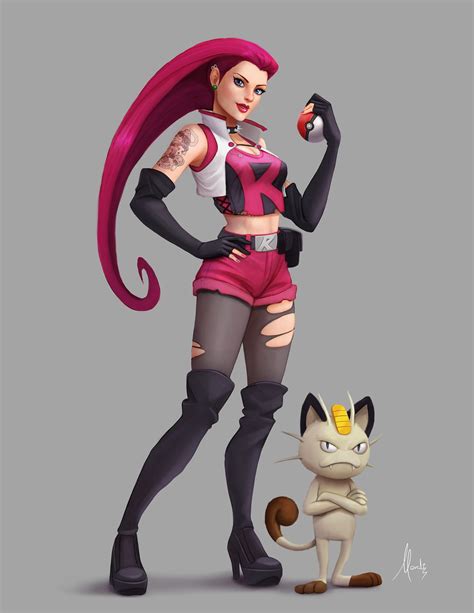 Jessie From Pokemon Redesign Mauricio Morali Jessie Pokemon Pokemon