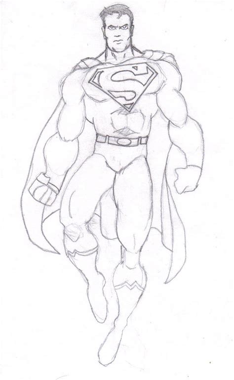 Superman Sketch by Gotetsu005 on DeviantArt