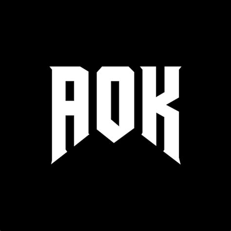 aok monogram design images    freepik