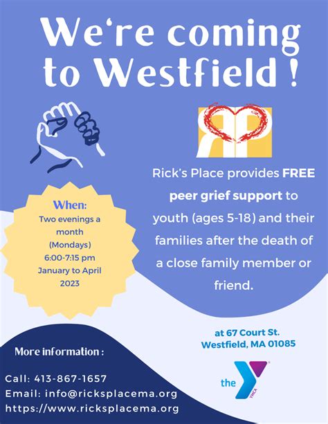 Free Peer Grief Support At The Y Ymca Of Greater Westfield