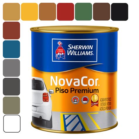 Tinta Piso Novacor Premium Cores Ml Shopee Brasil