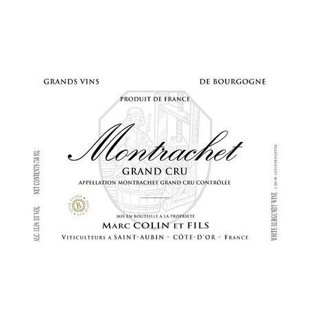 Montrachet Grand Cru Marc Colin Et Ses Fils Awards