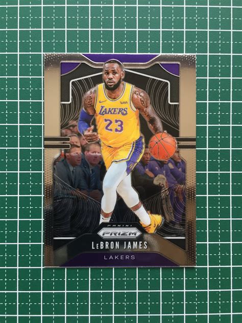 のみ PANINI NBA 2019 20 PRIZM 129 LeBRON JAMES LOS ANGELES LAKERS ベースカード