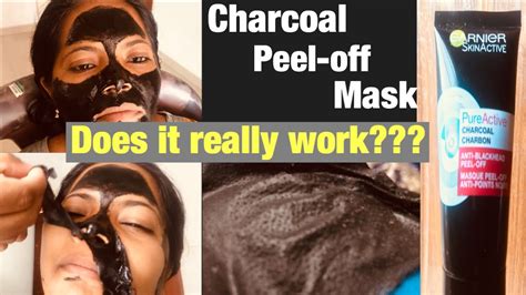 Live Result Garnier Charcoal Peel Off Mask Review Anti Blackhead