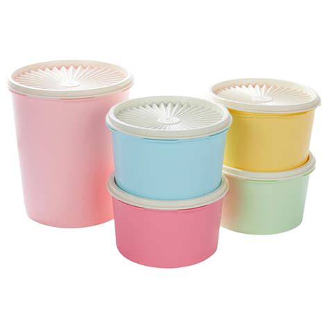 Tupperware 10 Piece Heritage Canister Set 22337043 Hsn