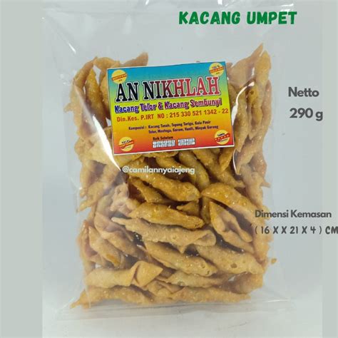 Jual Kacang Umpet Jajanan Tradisional Manis Gurih Asli Khas Kebumen