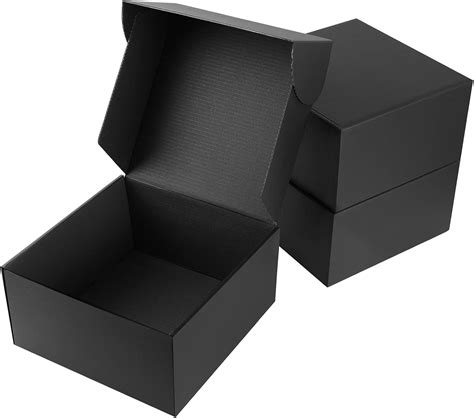 Hotyin T Boxes 8 X 8 X 4 Inch 10 Pack Cardboard T Box With Lid Fold T