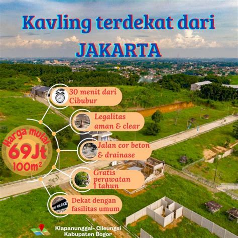 Dijual Tanah Kavling Ideal Di Cileungsi Bogor Idrumah