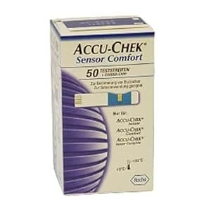 ACCU CHEK Sensor Comfort Glucose Teststreifen 50 St Amazon de Küche