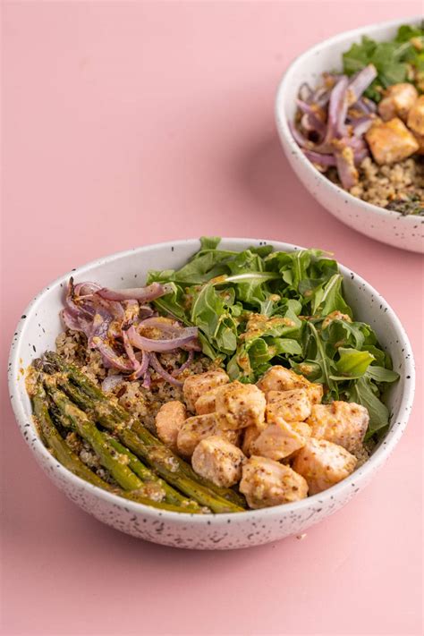 Honey Dijon Salmon Quinoa Bowl — Marley S Menu