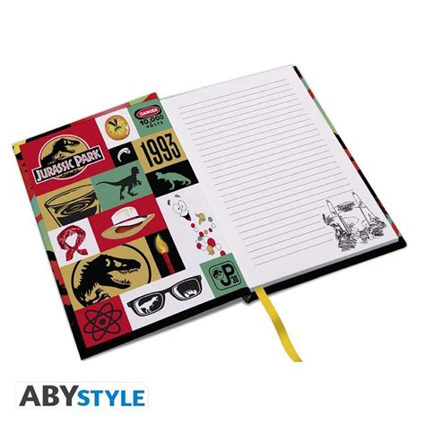 Jurassic Park Cahier A Royaume Des Dinosaures X Abysse Corp