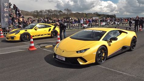 Lamborghini Huracan Performante Vs Porsche 991 GT3 RS YouTube