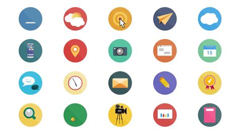 Flat Animated Icons - Motion Graphics Templates | Motion Array