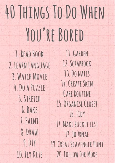 40 Thing To Do When Youre Bored In 2023 Fun Stuff To Do At Home