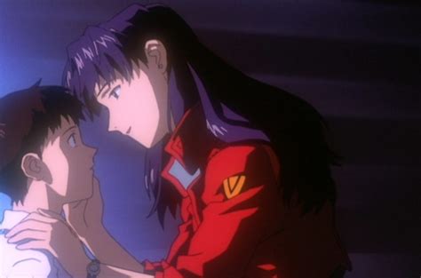 Neon Genesis Evangelion Shinji And Misato