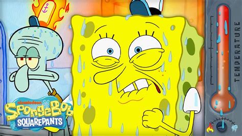 Hottest And Coldest Moments In Bikini Bottom 🥵🥶 Most Extreme Weather Spongebob Youtube