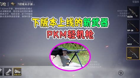 和平精英：下个版本上线的新武器，pkm轻机枪！高清1080p在线观看平台腾讯视频