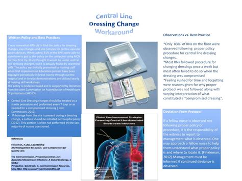 PPT - Central Line Dressing Change Workaround PowerPoint Presentation ...