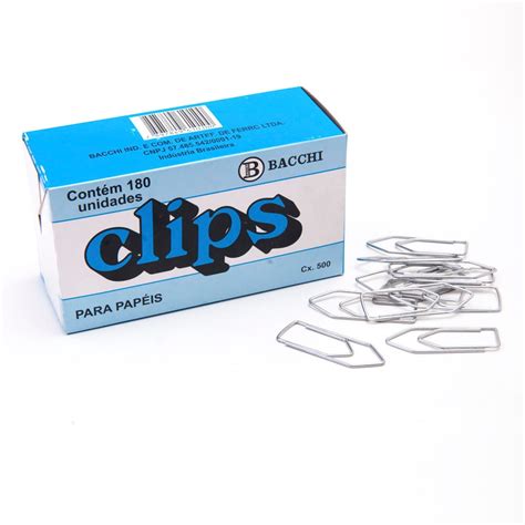 Clips Galvanizado nº 8 180 Unidades Bacchi Submarino