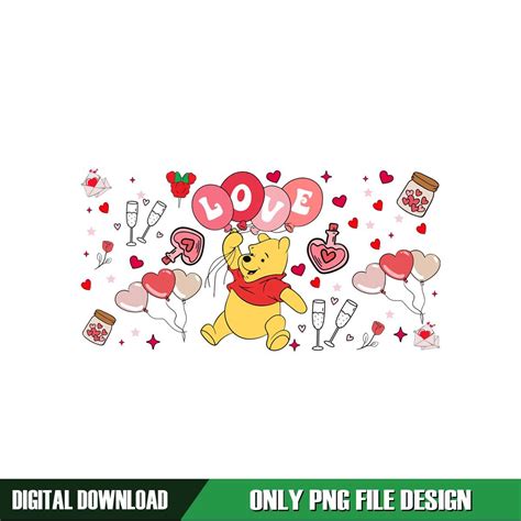 Love Winnie The Pooh Valentine Day Png Inspire Uplift
