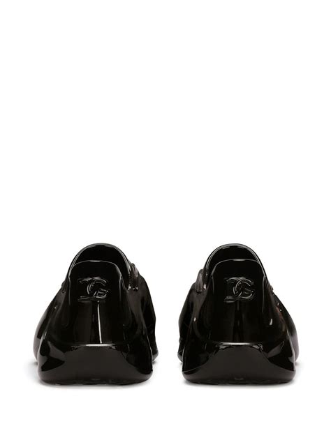 Dolce And Gabbana Toy Lacquered Sneakers Black Farfetch