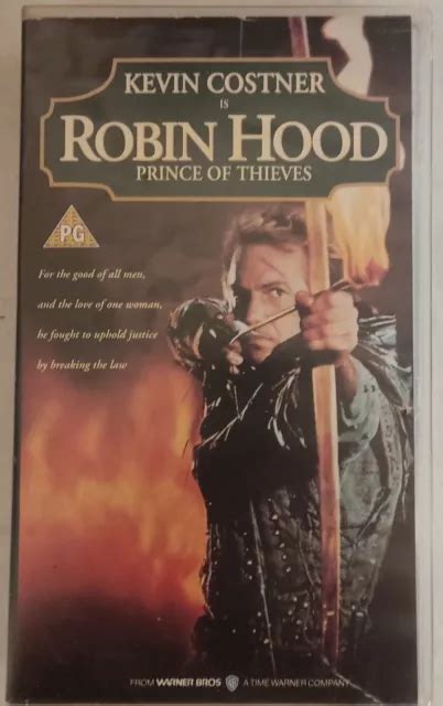 Robin Hood Prince Of Thieves Vhs Ex Rental Small Box