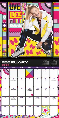 Dateworks Jojo Siwa Wall Calendar