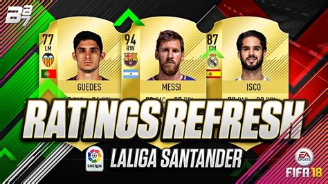 RATINGS REFRESH LA LIGA UPGRADE AND DOWNGRADE PREDICTIONS FIFA 18