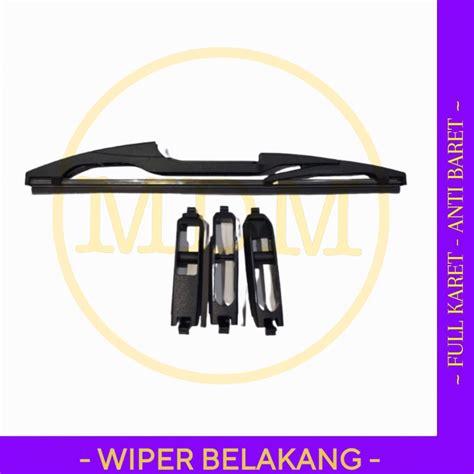 Wiper Frameless Full Karet Anti Baret Toyota Fortuner Mdm Id Lazada