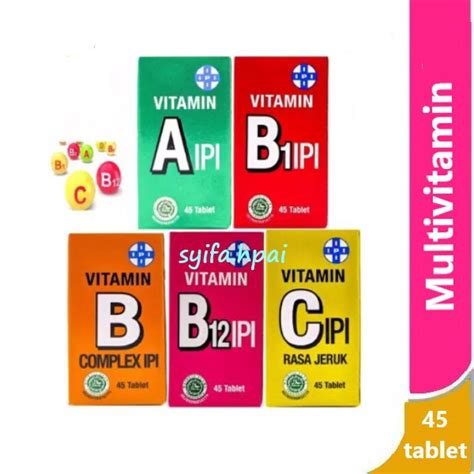 Jual Ipi All Varian Tablet Suplemen Multivitamin Harian Daya