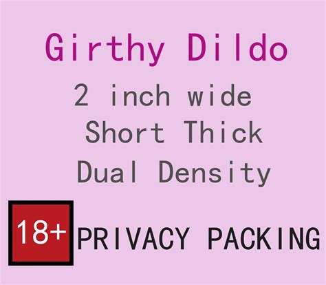Short Thick Dildo Huge Anal Dildo Extra Girthy Dildo 2 5 Inch Etsy