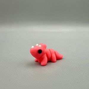 Baby Dino Dinosaur Triceratops Fidget Toy D Printed Articulated