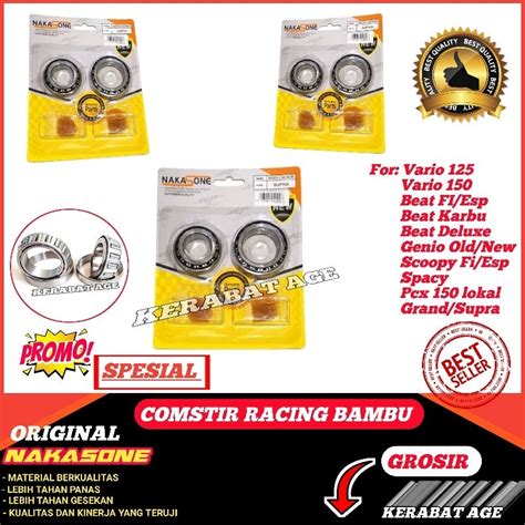 Jual KOMSTIR COMSTIR RACING BAMBU VARIO BEAT GENIO SCOOPY FI ESP KARBU