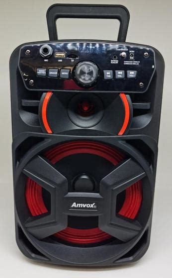 CAIXA AMPLIFICADA AMVOX ACA221 GIGANTE Ll Caixa De Som Bluetooth