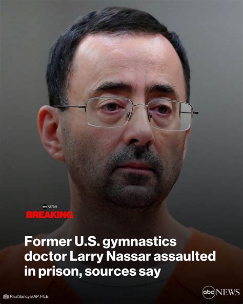 Abc Newsさんのインスタグラム写真 Abc Newsinstagram 「breaking Larry Nassar A Former Usa Gymnastics Team