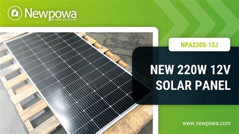 Newpowa S W V Solar Panel Youtube