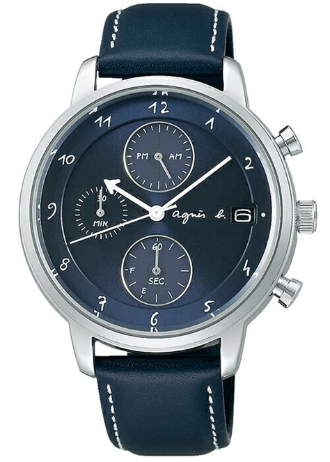 Agnes b FCRD996 agnes b Marcello Navy Wrist watch ー The best place to