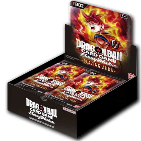 Dragon Ball Super TCG Fusion World Booster Box Display Blazing Aura