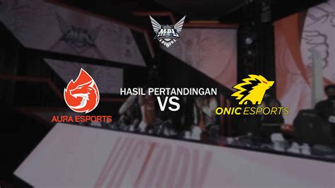 Hasil Aura Fire Vs ONIC Esports MPL Indonesia S12 Regular Season