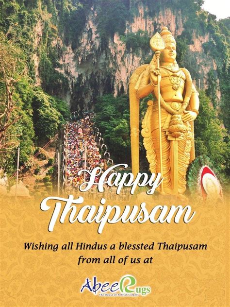 Happy Thaipusam 2019 Wishes Malaykuri