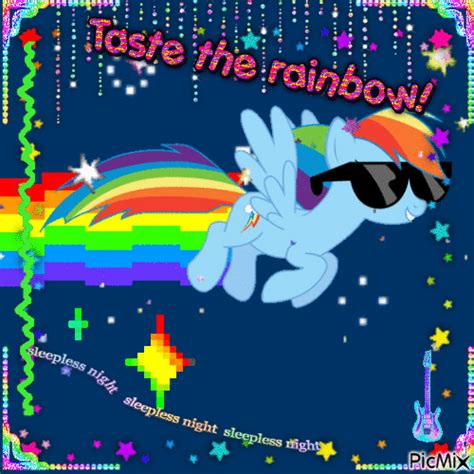 My Little Pony Rainbow Dash Nyan Cat Free Animated  Picmix