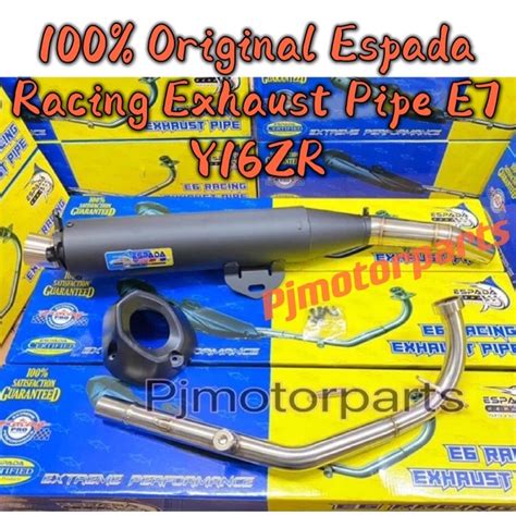 Yamaha Y16 Y16ZR 100 Original Espada E7 Racing Ekzos Paip Exhaust