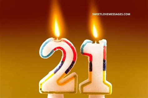 Happy 21st Birthday Wishes for Brother - Sweet Love Messages