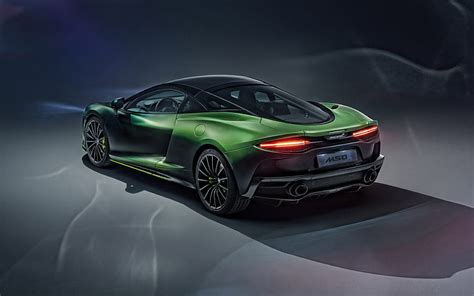 Mclaren Gt Mso 2020 Verdant Theme Rear View Exterior Green Sports